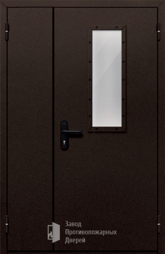 Фото двери «Полуторная со стеклом №210» в Электрогорску