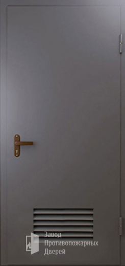 Фото двери «Техническая дверь №3 однопольная с вентиляционной решеткой» в Электрогорску