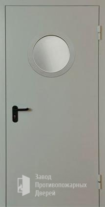 Фото двери «Однопольная с круглым стеклом EI-30» в Электрогорску