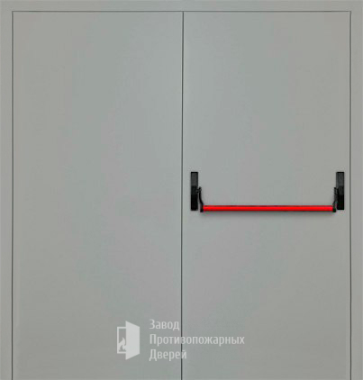 Фото двери «Двупольная глухая с антипаникой (1 створка) EI-30» в Электрогорску