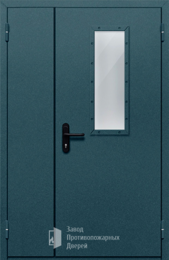 Фото двери «Полуторная со стеклом №27» в Электрогорску