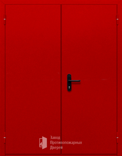 Фото двери «Двупольная глухая (красная)» в Электрогорску
