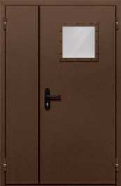 Фото двери «Полуторная со стеклом №88» в Электрогорску