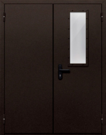 Фото двери «Двупольная со одним стеклом №410» в Электрогорску