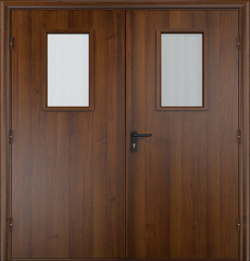 Фото двери «Двупольная МДФ со стеклом EI-30» в Электрогорску