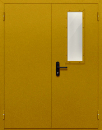Фото двери «Двупольная со одним стеклом №45» в Электрогорску