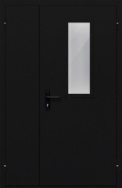 Фото двери «Полуторная со стеклом №24» в Электрогорску