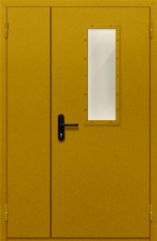 Фото двери «Полуторная со стеклом №25» в Электрогорску