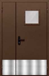 Фото двери «Полуторная с отбойником №35» в Электрогорску